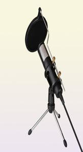 Professional Condenser Microphone Studio Recording USB Microphone Karaoke Mic with Stand for Computer Laptop PC1939720