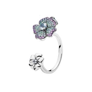 Pandoras-Ring, Designer-Schmuck für Damen, Bandringe in Originalqualität, Silberring, Perlendiamanten-Stil, Ringe, Geburtstagsgeschenk