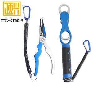 Hot sale Manufacturer Aluminum Fishing Pliers Fish Lip Grip Gripper Set Weight Scale Tools Kit