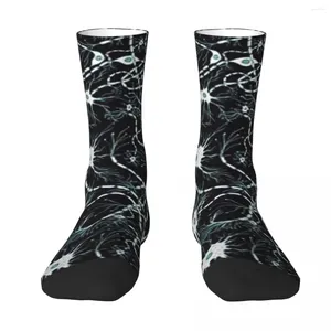 Men's Socks All Seasons Crew Stockings Neurons (black) Harajuku Fashion Hip Hop Long Accessories For Men Women Birthday Present