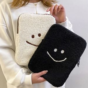 Ins Plush Cute Laptop Sleeve Computer Carrying Case Bag Air Pro 11 12 13.3 14 Inch M1 M2 IPad Pro 11 Laptops Inner Bag 231229