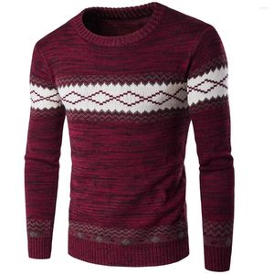 男性用セーター醜いクリスマスニットウェア韓国のセーター男性服y2kビンテージラウンドカラージャンパー2024エスニックプルオーバー