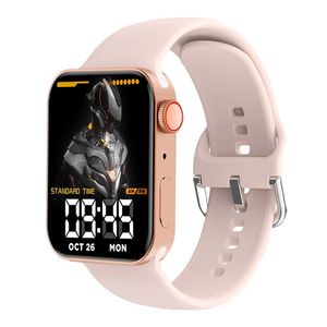 Relógio inteligente i19 1.75 Polegada diy rosto pulseiras freqüência cardíaca das mulheres dos homens rastreador de fitness t100 plus smartwatch para android ios telefone