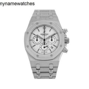 Audemar Pigue Watch AP Swiss Mechanical Royal Oak Chrono Auto Aço Mens 25860ST.OO.1110ST.05