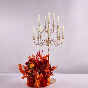 Candelabras 13 Arms Candle Holders 40.9" Tall Crystal Candlesticks For Wedding Centerpieces Event Party Decor IM837