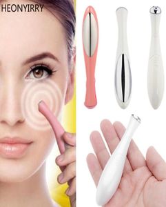 EM002 Electric Eye Massager Mini Eyes Wrinkle Dark Circles Removal Pen Anti Aging Massager Negative Ion Vibration Face Lifting Too7451791
