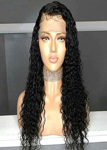 360 Lace Frontal Wig Pre Plucked Hairline Brazilian Virgin Hair water Curly Human Wigs with for Black Women 130 Diva18187135