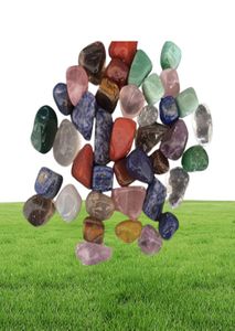 DingSheng Natural Mixed Chakra Stones Gravel Crystal Quartz Tumbled Stone Chips Amethyst Aventurine Jasper Lapis lazuli For Healin4760338