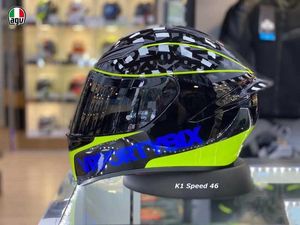 Helme Moto AGV Motorrad Design Comfort Agv K1 K3sv Dual Lens Motorrad Four Seasons Commuter Full Cover Schutzhelm OLEI