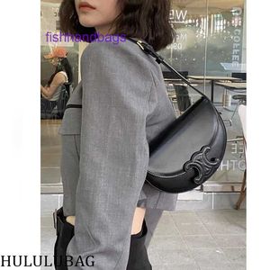 Wholesale Top Original Celinss tote bags online shop Arch Saddle Bag Womens High Quality Underarm 2024 New Small and Popular Design Light Luxury Single S With Real L