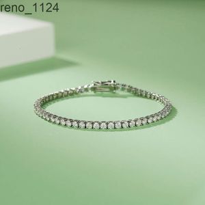 Fabricação de luxo americano 925 prata moissanite pulseira moda popular jóias moissanite
