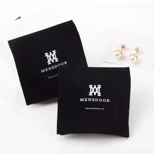 Boxes Black Veet Envelope Bags 7x7cm 8x10cm 10x10cm 12x12cm Jewelry Flap Gift Sack Perfume Eyelashes Flannel Packaging Pouches