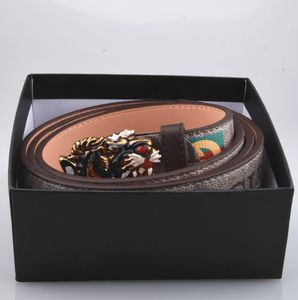 Designer belt man belt fashion Smooth buckle luxury belt wholesale cinturones Width ceinture Alloy cingulum gift box business designer women belts mens belt