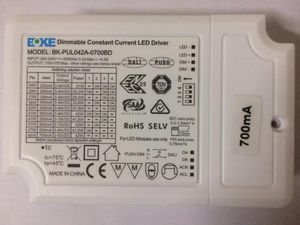 Dimmers Dali Dimble Driver Dali/Push -knapp Dimmer 24W/33W/40W/48W/60W DALI/PUSH/PWM DRIVER Ingen flimrande utgång 384V 250700ma