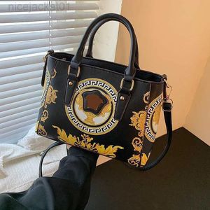 Väskor designer Versage Väska vercaces Autumn and Winter New Women's Bag Handväska stor påse Single Shoulder Bag Women's Bag Graffiti Bag Co