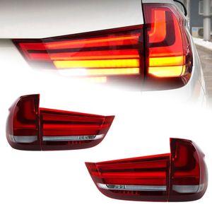 Luce per ricambi auto per BMW X5 E70 Fanali posteriori a LED 2014-20 18 Freno posteriore Indicatori di direzione Luce di retromarcia Fanale posteriore