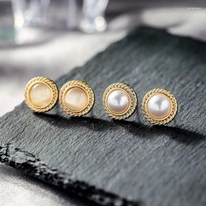 Stud Earrings Fashion Arrival Simple Design Earring For Women Handmade Acrylic Opal Set Charming Date Gift