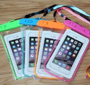 Saco seco Universal Waterproof Cases High Clear Camera Use Soild para Iphone 11 Pro Max Samsung Galaxy S20 Ultra Note 10 OPP Pack9511607