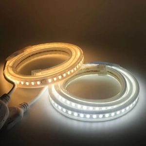 Strips 2016Summer New LED Tape SMD5630/5730防水IP65 120LED/M 1M 2M 3M 4M 5M 6M 10MホテルホームデコレーションアウトドアLEDAC220V/110V+