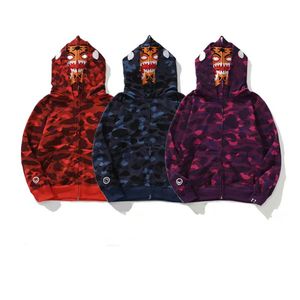 Tasarımcı Köpekbalığı Erkek Hoodie Erkek Kadın Tatlı Ceket Köpek Barkı Desen Hoodies Yüksek Kaliteli Sweater Joggers Womens Sweatshirt Pamuk Ceket Kapüşonlu Kıyafetler 07