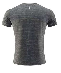 lululemen men Saugfähiges und atmungsaktives Designer-LL-Zitronen-Männer-Outdoor-Hemd Neues Fitness-Gymnastik-Fußball-Fußball-Mesh-Rückensport-Schnelltrocknendes T-Shirt Skinny Male