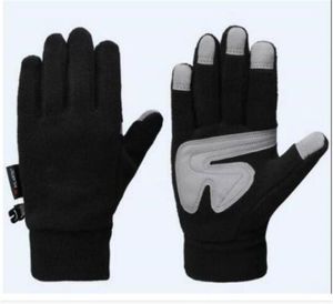 North Winter Letter Print Gloves Trendy A Windproect Warm Mantens Men Kvinnor Telefoner Pekskärmhandskar Utomhus Riding Fleece GL3693091