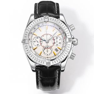 Herrenuhren, 45 mm, mechanisches Uhrwerk, Uhren für Herren, Business-Armbanduhr, Lederarmband, Saphirglas, wasserdichte Armbanduhren, Montre De Luxe, Geschenk, Neu