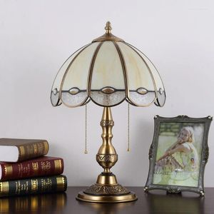 Chandeliers Copper European Table Lamp American Retro SolderH65Pure Brass Living Room Decoration Study And Bed