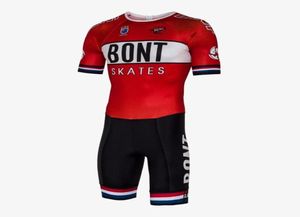 Bont Erkekler Hız pateni yarış takım elbise derisi profesyonel takım hızlı paten triatlon giyim ropa Ciclismo bisiklet kıyafetleri tulum1216119