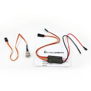 Rcexl Universal Heat Head Driver Split Metanol Motor Ignição on-line com luz indicadora para O.S. Plugue de Fogo / Drone Rc