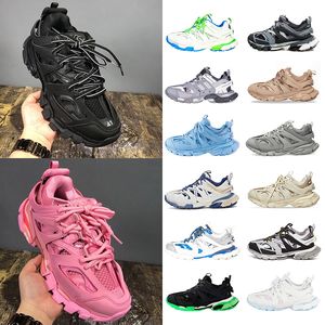 Wholesale Luxury Old Grandpa Track 3.0 Casual Shoes Tripls s Womens or Mens Silver Black Grey White Royal Blue Shiragiku Brown 17FW Sneakers Sports Trainers size 36-45