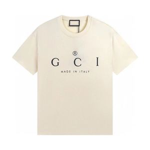 デザイナーシャツメンズTシャツメンズシャツティーピュアコットンレタープリント半袖の夏の通気性と汗を吸う屋外ファッションメンズ服ww