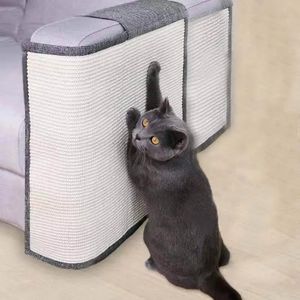 Кот -кот котенок Pet Toy Scratch Board Pads Sisal Продукты диван мебель защитник кошачья кошачья кошачья кошачья кошачья лапка пада 240103