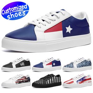 Customized shoes running shoes smith shoes star lovers diy shoes Retro casual shoes men women shoes outdoor sneaker the Old Glory black white blue big size eur 35-48