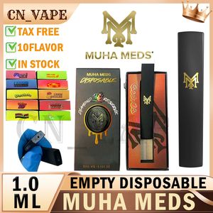 Muha Meds Одноразовые новейшие 1.0 2.0 Muhameds MASTER CASE Упаковочные наборы Пустой одноразовый комплект с коробками Гонконг На складе Капсулы Оптовая Быстрая доставка