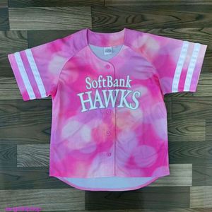 Modekläder sportkläder toppar rock hip hopp tees tshirts japansk baseball uni m womens smala rosa topp cardigan andningsbar snabb torkning tröja fläkt skjorta barn