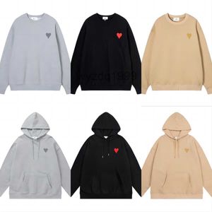 Men's and Women's Designer Hoodie High Quality Sweater Embroidery A-word Red Love Thin Round Neck Pullover Couple Sweatshirt LongKAM3MT1O