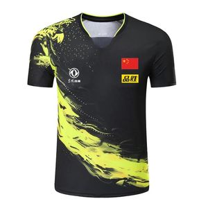 Spodnie 2022 mistrzostwo w Chinach drużyna tenisowa koszulki szorty kobiety kobiety dzieci ping pong t -koszulka stołowa koszulka tenisowa sportowy sport