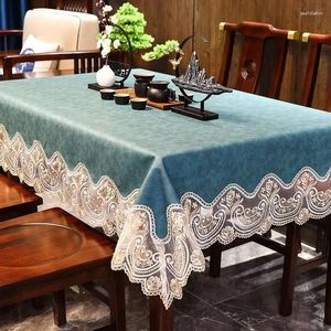 Table Cloth European Style Dining Fabric Is Waterproof Oil Resistant And Scald Modern Minimalist