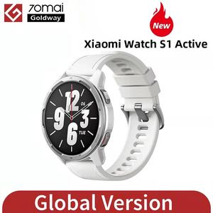 Uhren Xiaomi Watch S1 Active Globale Version Mi Smart Watch GPS 1,43 AMOLED-Bildschirm Blutsauerstoff 470 mAh Bluetooth-Anruf Smartwatch
