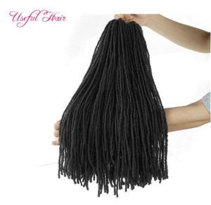 DIYかぎ針編みの髪の髪の毛髪の髪の毛織りオンブルブロンド18インチバルク編組ヘアシスターマイクロロックストレートF8560127