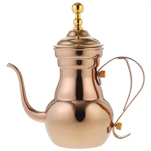 Dinnerware Sets Metal Tea Kettle Stainless Steel Teapot Coffee Pot Home With Strainer