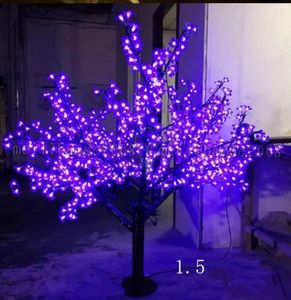 Cordas 2017 NOVO LED Luz de Natal Luz de árvore de flor de cerejeira 864pcs LEDs 6 pés / 1,5 m de altura 110VAC / 220VAC à prova de chuva para uso ao ar livre Drop Ship