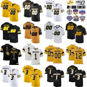 Men College Missouri Tigers Football 20 Cody Schrader Jersey University 12 Brady Cook 3 Luther Burden III 28 Joseph Charleston 1 Theo Waase Jr 8 Nathaniel Peat Sport