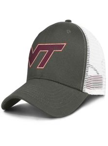 Virginia Tech Hokies Basketball Logo Mens and Women Justerbar Trucker Meshcap Design Cool Custom Trendy Baseballhats Football Coc9580272