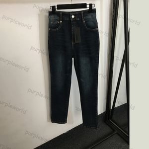 Damen-Jeans, Skinny-Denim-Hosen, Designer-Denim mit hoher Taille, blau, Stretch, sexy Bleistift-Jeans