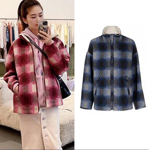 2024 New high quality Isabels Wool blend oversized Jacket women's luxury desinger loose Marant woolen coats jackets warm girls outwear