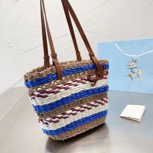 New Anagram Fold Shopper Raffias Webdesigner -Tasche Tasche Damen Modequalität Crossbody Straw Beach Bag Herren Clutch Luxurys Handtasche Dame Schulter Pochettebags