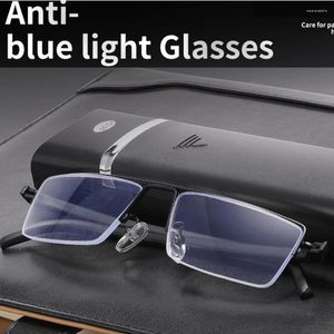 Sunglasses Executive Office Style Black Reading Glasses For Men With Portable Case 0.75 1 1.25 1.5 1.75 2 2.5 To 4