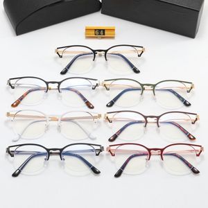 Designer-Sonnenbrille für Herren und Damen, klassische Luxusmarke, flache Linsenkorrektur, Gesichtseffekt, lässige Party-Modebrille